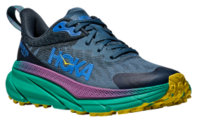 Hoka Challenger 7 GTX Waterproof Trail Running Shoes for Ladies - Real Teal/Tech Green - 9.5M