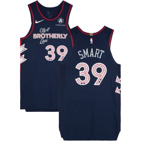 Javonte Smart Philadelphia 76ers Player-Issued #39 Navy City Edition Authentic Jersey from the 2023-24 NBA Season - Size 46 + 4 Length