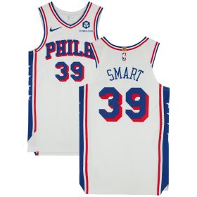 Javonte Smart Philadelphia 76ers Player-Issued #39 White Association Edition Authentic Jersey from the 2023-24 NBA Season - Size 46 + 4 Length