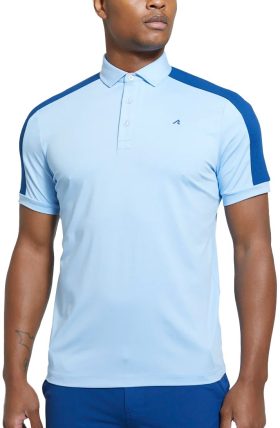 REDVANLY Evans Men's Golf Polo - Blue, Size: X-Large