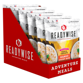 ReadyWise Adventure Meals Mango Sticky Rice Dessert 6-Pack
