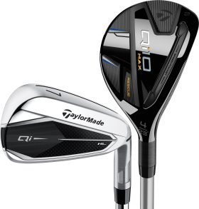 TaylorMade Womens Qi HL Hybrid Combo Iron Set 2024 - RIGHT - LADY - 4H,5H,6-PW,AW - Golf Clubs