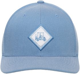 TravisMathew Hard Lie Fitted Men's Golf Hat - Blue, Size: Small/Medium