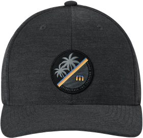 TravisMathew Sand Barred Snapback Men's Golf Hat - Grey, Size: One Size