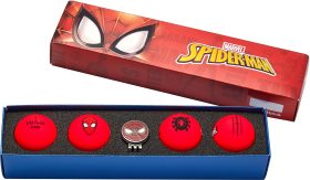 Volvik Vivid Marvel 3.0 Golf Ball Gift Set - Spider Man