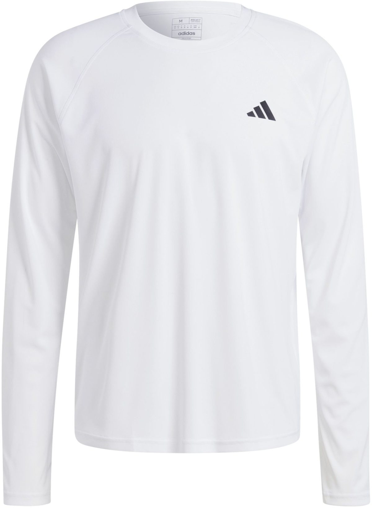 Adidas Men's Club Long Sleeve Tennis Tee (White)