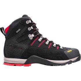 Asolo Fugitive GTX Wide Hiking Boot - Men's Black/Red, 10.5