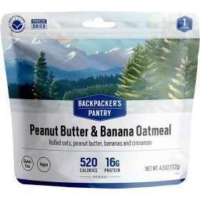 Backpacker's Pantry Peanut Butter & Banana Oatmeal