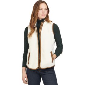 Barbour Burford Fleece Vest - Women's Winter Pearl/Classic, US 10/UK 14