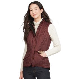 Barbour Cavalry Gilet Vest - Women's Dark Plum, US 10/UK 14