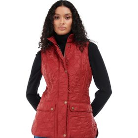 Barbour Wray Gilet Vest - Women's Dark Red/Brown, US 4/UK 8