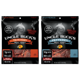 Bass Pro Shops Uncle Buck's Teriyaki and Peppered Beef Jerky 2-Pack Combo