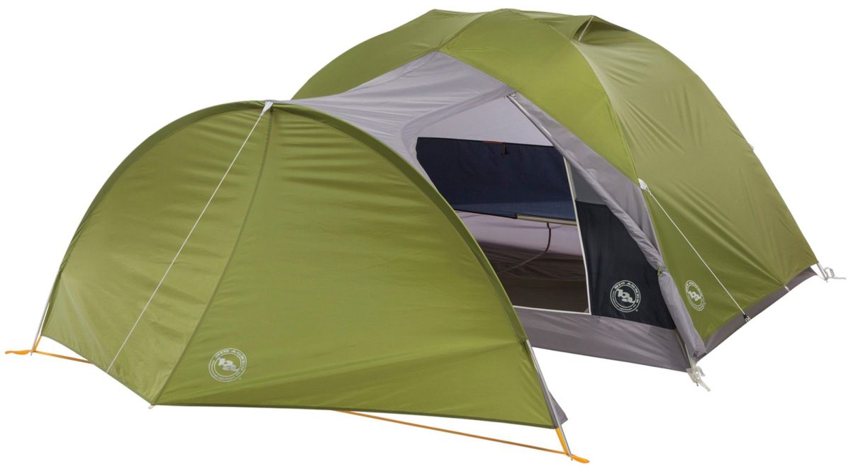 Big Agnes Blacktail 3 Hotel Tent, Green/Gray