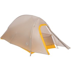 Big Agnes Fly Creek HV UL Tent: 1-Person 3-Season Ash/Yellow, One Size