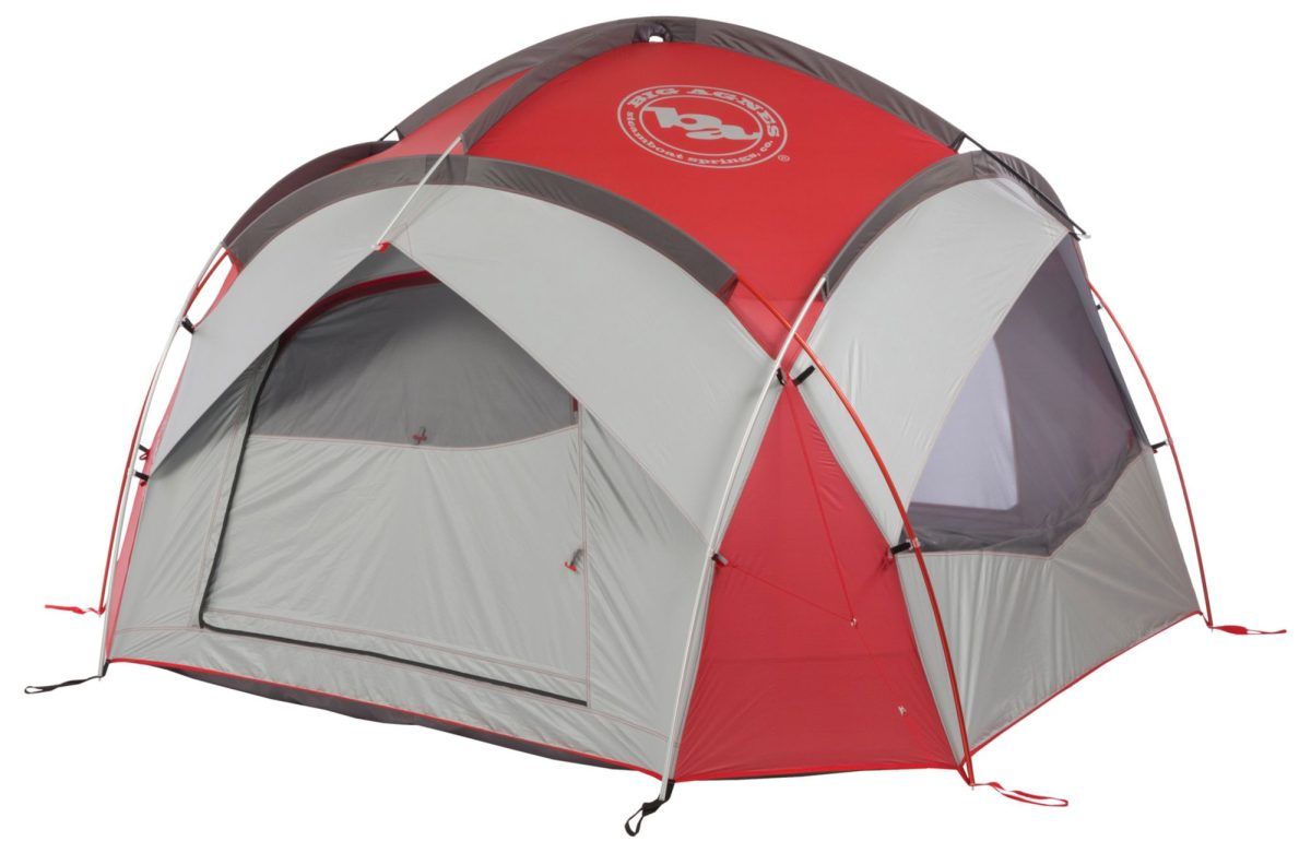 Big Agnes Guard Station 4 Person Tent, Red