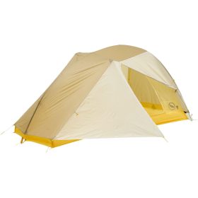 Big Agnes Tiger Wall UL2 MtnGLO Tent: 2-Person 3-Season Greige/Gray/Yellow, One Size