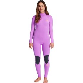 Billabong 3/2mm Synergy Back-Zip Full Wetsuit - Women's Bright Orchid, 10