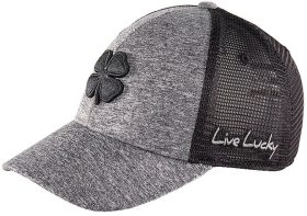 Black Clover Lucky Heather Memory Fit Mesh Men's Golf Hat - Grey, Size: Small/Medium