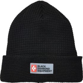 Black Diamond Double Waffle Beanie Black, One Size