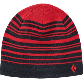 Black Diamond Moonlight Beanie Smoke/Hyper Red Stripe, One Size