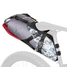 Blackburn Outpost Seat Pack & Dry Bag Grey Digital Camo, One Size