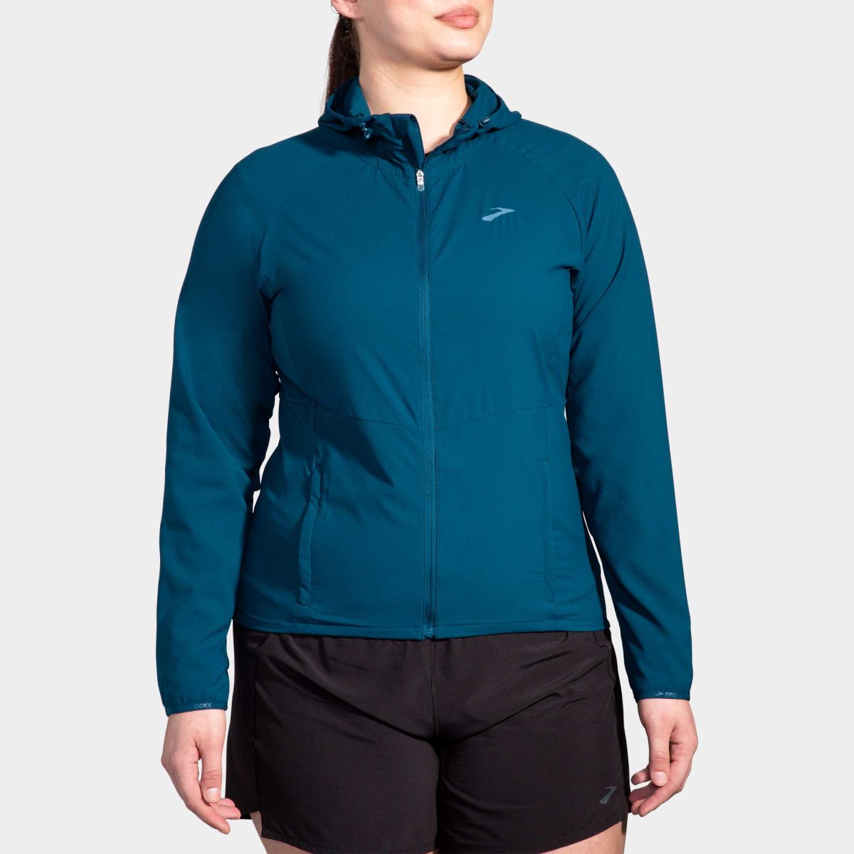 Brooks Canopy Jacket Women's Running Apparel Ocean Drive