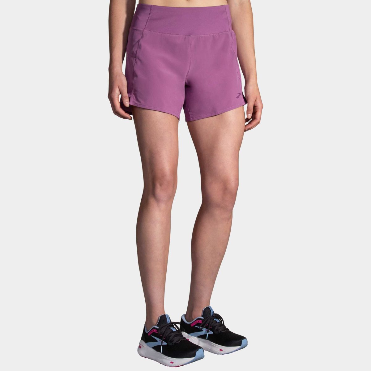 Brooks Chaser 5" Shorts Women's Running Apparel Washed Plum