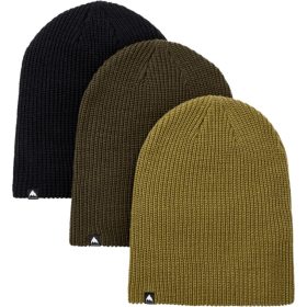 Burton Recycled DND Beanie - 3-Pack True Black/Forest Night/Martini Olive, One Size