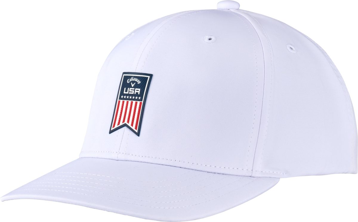 Callaway Patriot USA Men's Golf Hat 2024 - White