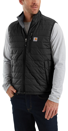 Carhartt Rain Defender Relaxed Fit Lightweight Insulated Vest for Men - Black - XLT