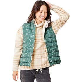 Carve Designs Baker Reversible Vest - Women's Cilantro/Birch, M