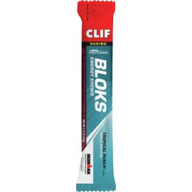 Clifbar Bloks Energy Chews - 18-Pack Tropical Punch W/Caffeine, One Size