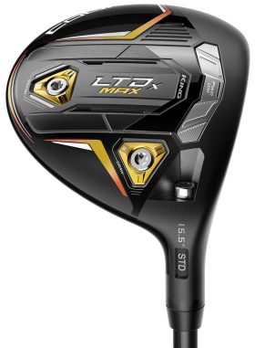 Cobra LTD x MAX Fairway Woods - Gold Fusion/Black - Gold Fusion/Black - RIGHT - UST HELIUM 5F2A - 3W 15.5 - Golf Clubs