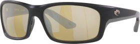 Costa Del Mar Jose Pro Polarized Sunglasses, Men's, Matte Black/Sunrise Silver Mirror
