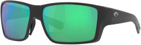 Costa Del Mar Reefton Pro Sunglasses, Men's, Black/Green Mirror