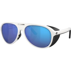 Costa Grand Catalina Polarized Sunglasses Hull White/Blue Mirror 580G, One Size