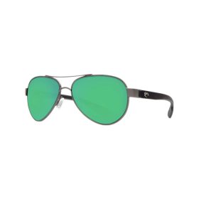 Costa Loreto 580G Polarized Sunglasses Gunmetal Green Mir 580g, One Size