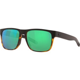 Costa Spearo 580G Polarized Sunglasses Matte Black/Shiny Tortoise Frame, One Size