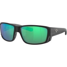 Costa Tuna Alley 580G Polarized Sunglasses Black Green Mirror, One Size