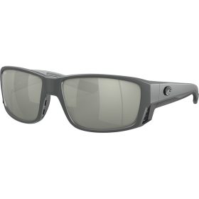 Costa Tuna Alley 580G Polarized Sunglasses Gray Cpr Silver Mirror, One Size