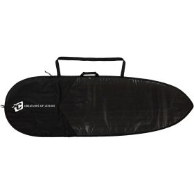 Creatures of Leisure Fish Icon Lite Surfboard Bag Black/Silver, 7ft 6in