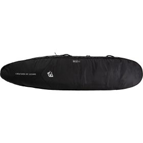 Creatures of Leisure Longboard Day Use DT 2.0 Surfboard Bag Black/Silver, 7ft 6in