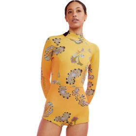 Cynthia Rowley Sunrise Paisley 2mm Spring Wetsuit - Women's Gold Paisley, L