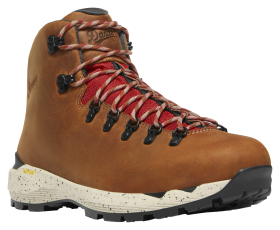 Danner Mountain 600 Evo GORE-TEX Hiking Boots for Men | Bass Pro Shops - Mocha Brown/Rhodo Red - 10.5M
