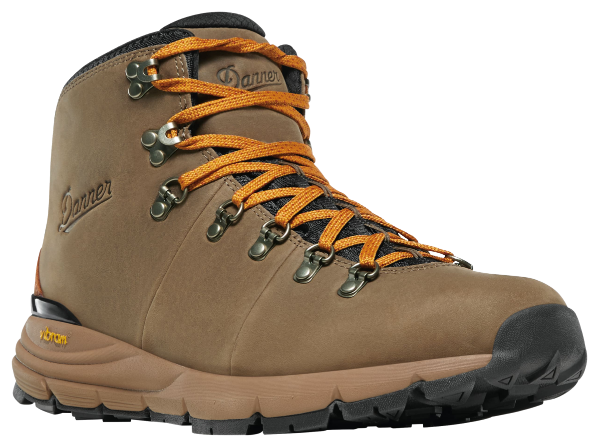 Danner Mountain 600 Waterproof Hiking Boots for Men - Chocolate Chip/Golden Oak - 8W