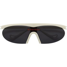 District Vision Koharu Eclipse Sunglasses Limestone/D+ Onyx Mirror, One Size