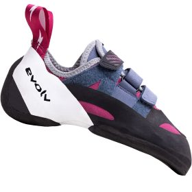 Evolv Shaman LV Climbing Shoe Beet Red/Slate, Mens 6.5/Womens 7.5