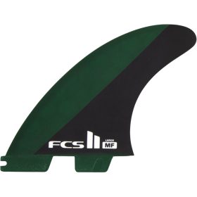 FCS Mick Fanning Performance Core Tri Surfboard Fins Black/Olive, L