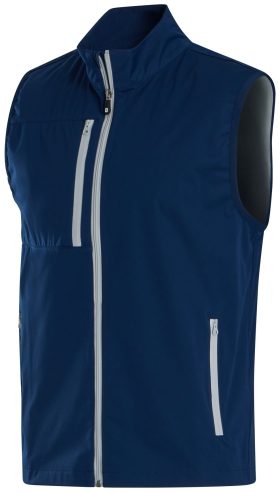 FootJoy TempoSeries Lightweight Softshell Men's Golf Vest - Navy - Blue, Size: Small