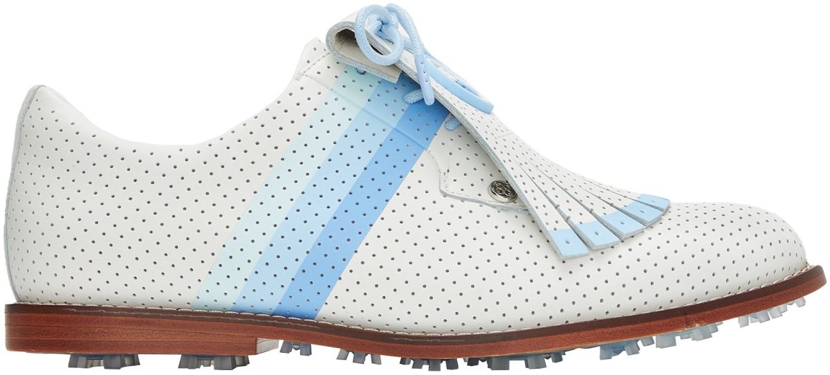 G/FORE Womens Gallivanter Leather Luxe Sole Kiltie Golf Shoes 2024 - Snow - 5 - MEDIUM